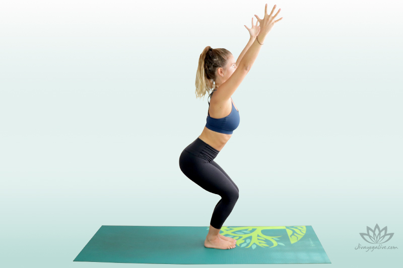 3 chair pose        basic beginners yoga poses 