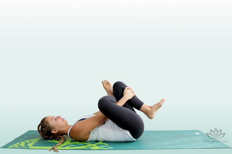 supine pigeon pose       post run yoga sequence