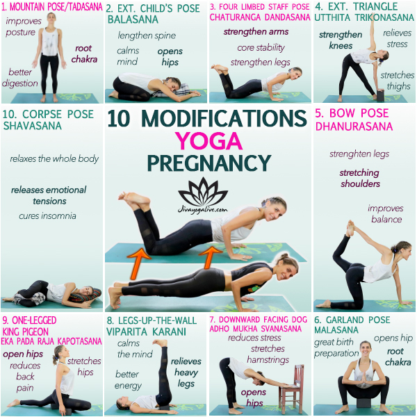 Soothing Pregnancy Yoga Poses