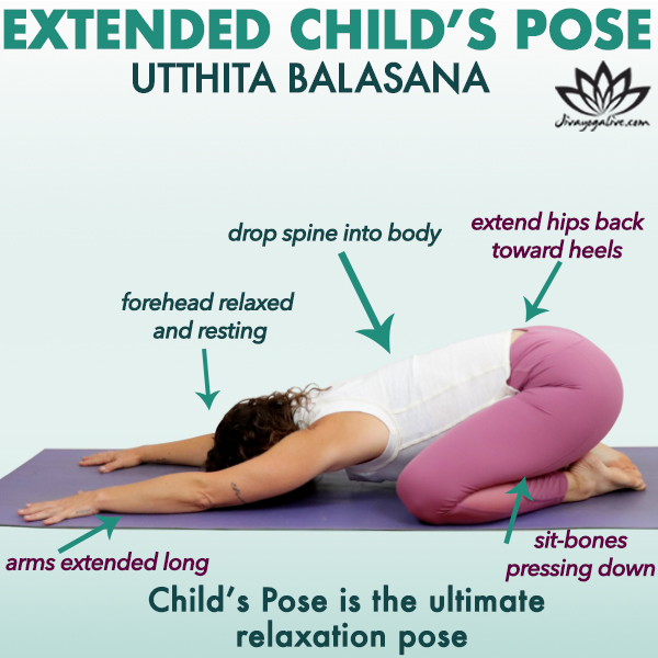 Balasana Pose Jivayogalive